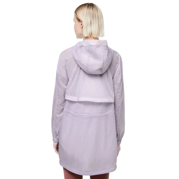 Lululemon‎ Clear Intention Jacket Women's Size 12 Hooded Windbreaker Lavender - Picture 3 of 14